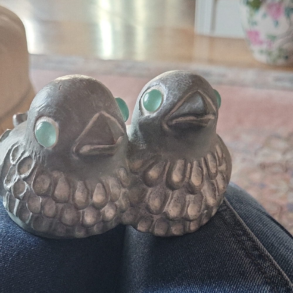 Isabelle Bloom Bird Duo Ceramic Art